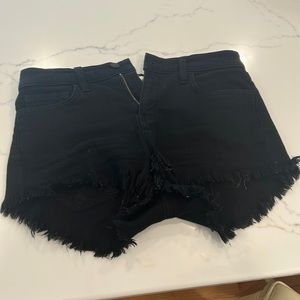 black lagence shorts size 26 worn once